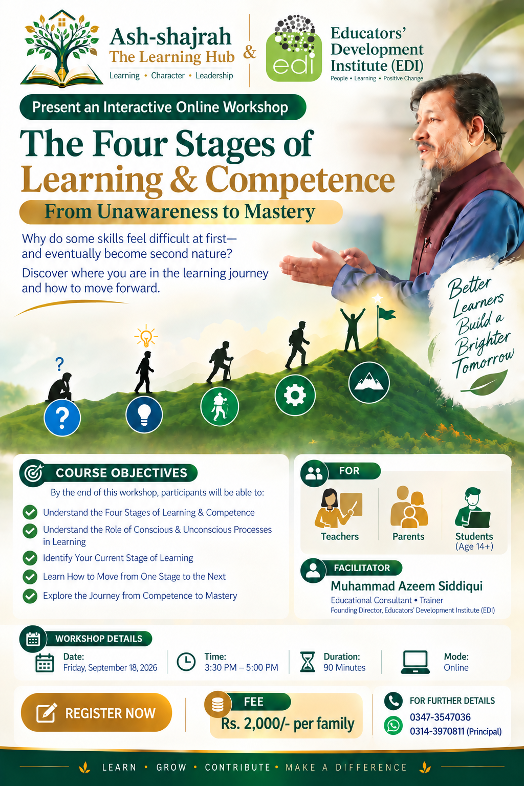 The Four Stages of Learning & Competence